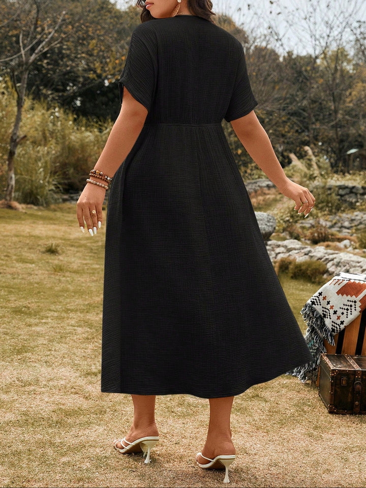 SHEIN maxi ruha, fekete