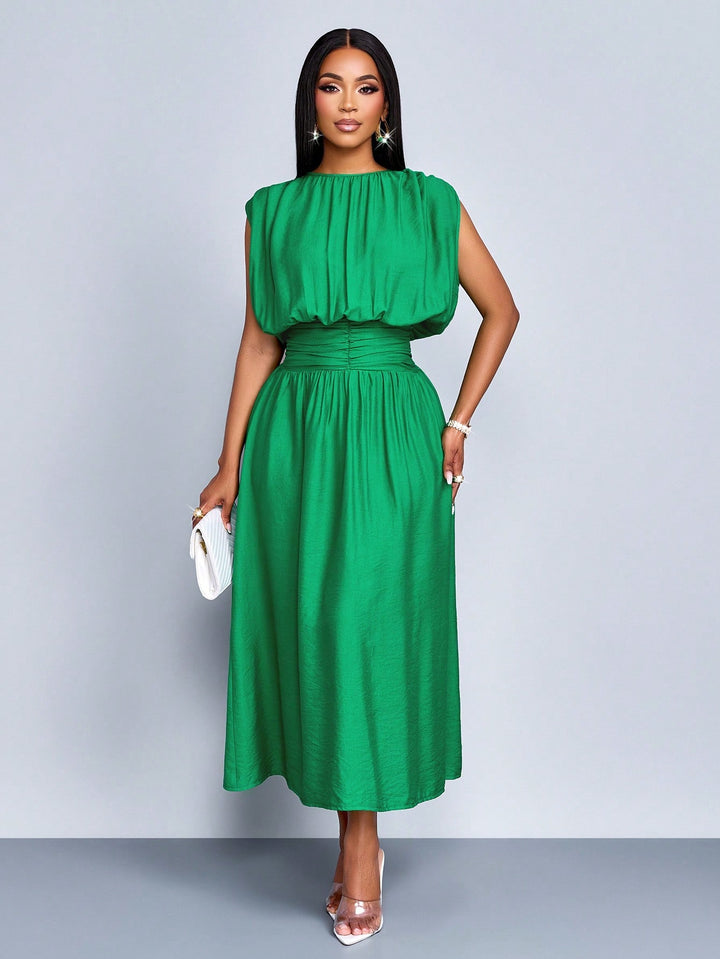 Rochie maxi SHEIN, verde