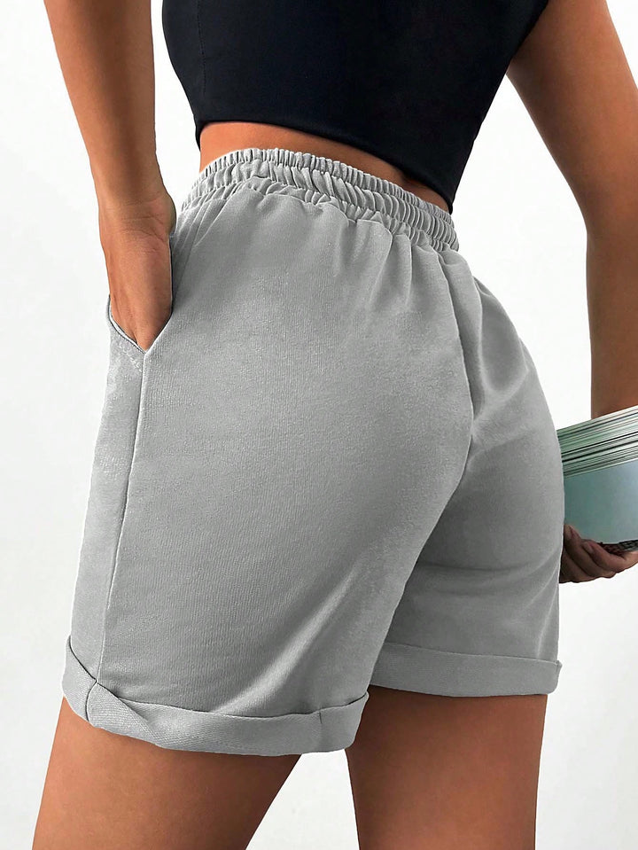 Pantaloni scurți SHEIN, gri
