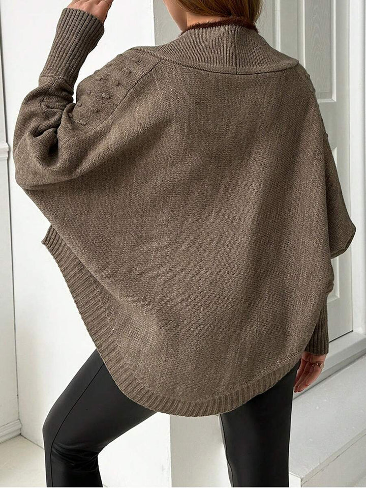 Cardigan scurt SHEIN, maro