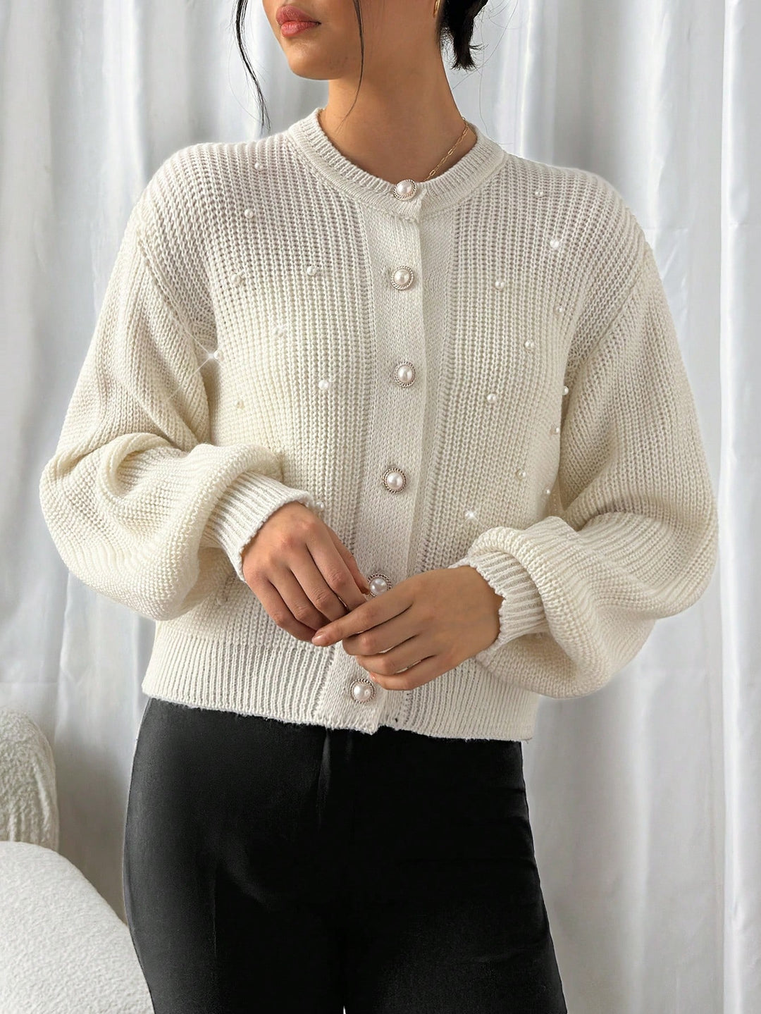 Cardigan SHEIN, bej