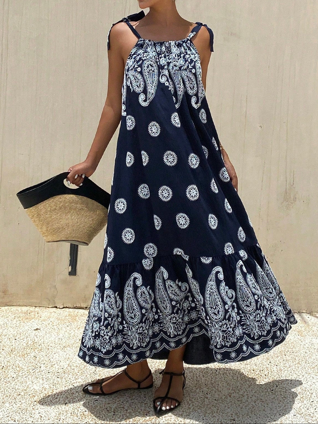 Rochie maxi SHEIN, albastru