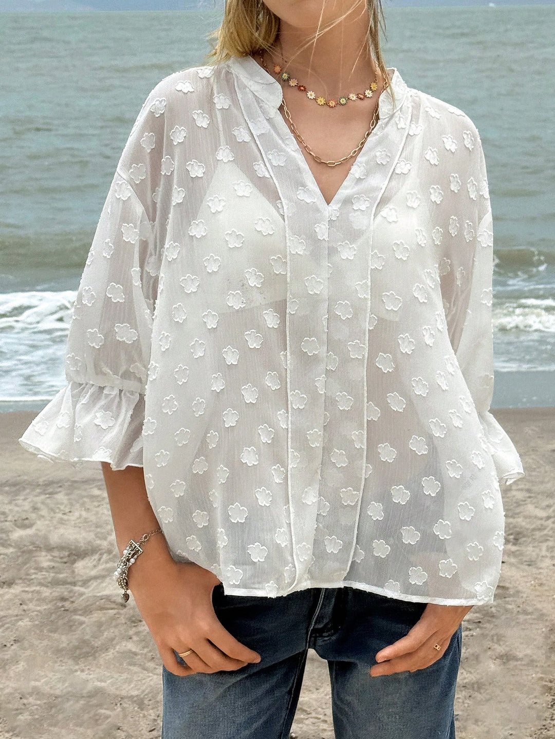 Bluza SHEIN, alb