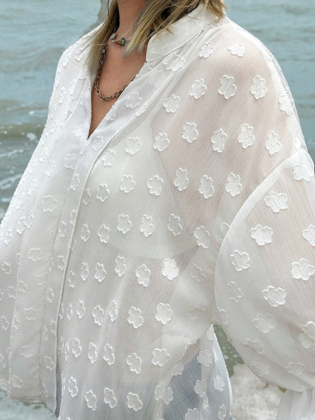 Bluza SHEIN, alb