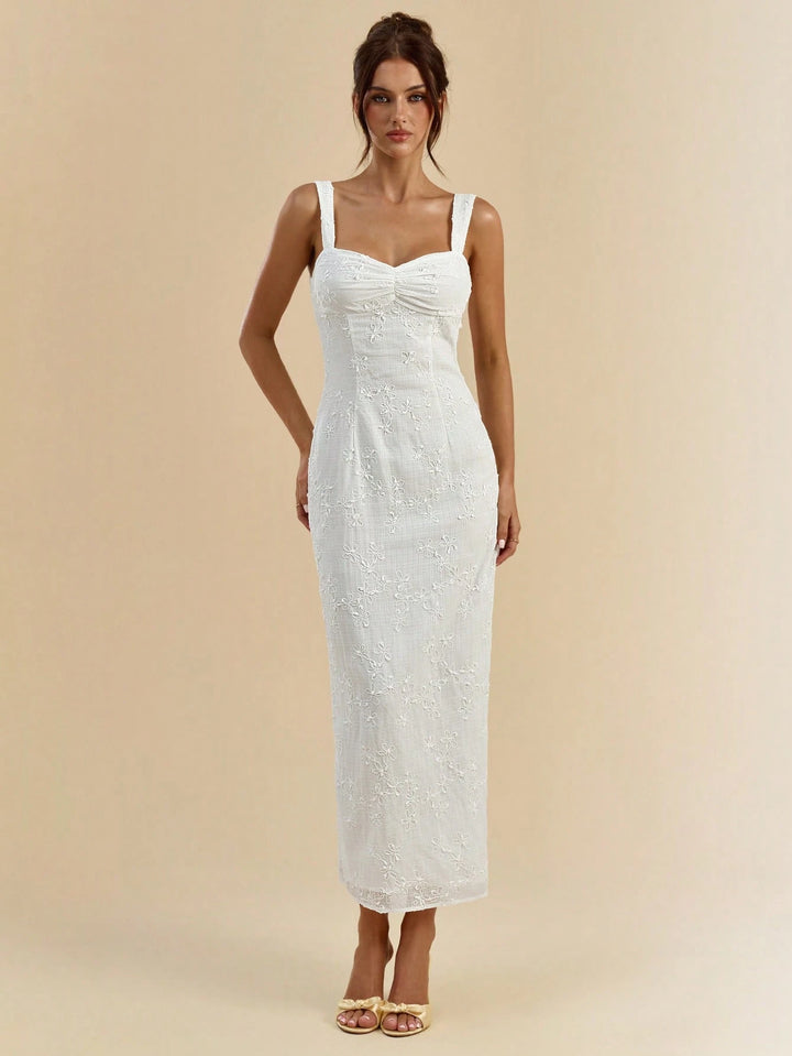Rochie maxi Shein, alb