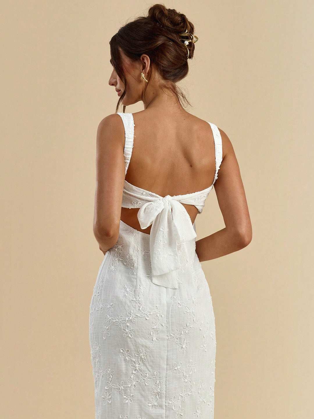 Rochie maxi Shein, alb