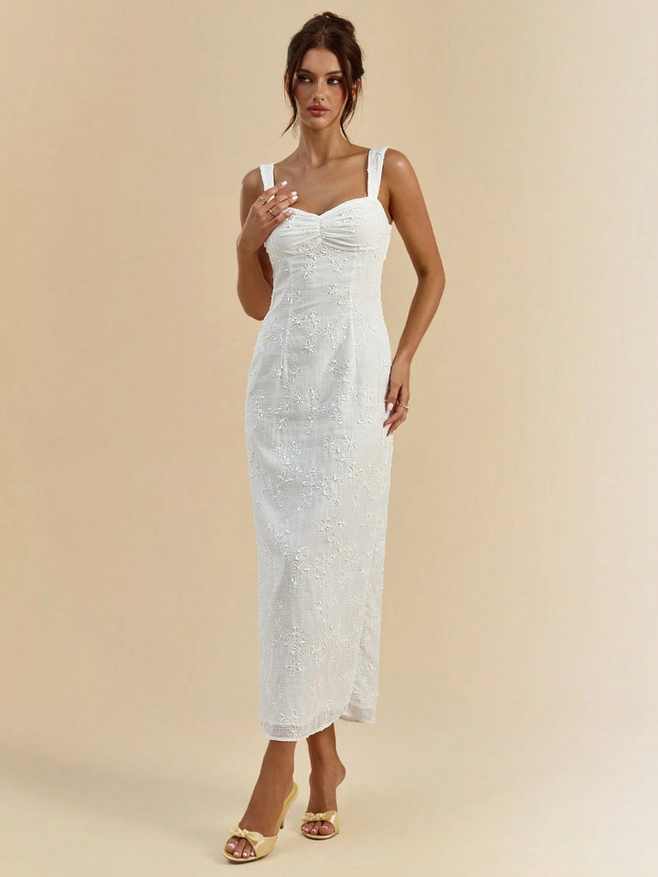Rochie maxi Shein, alb