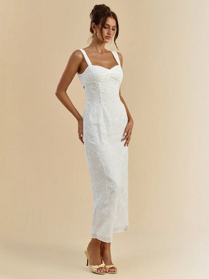 Rochie maxi Shein, alb