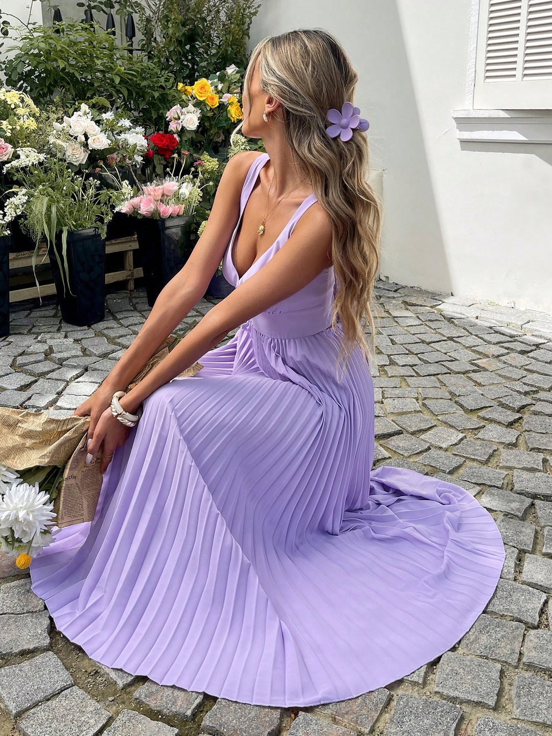Rochie maxi SHEIN, mov