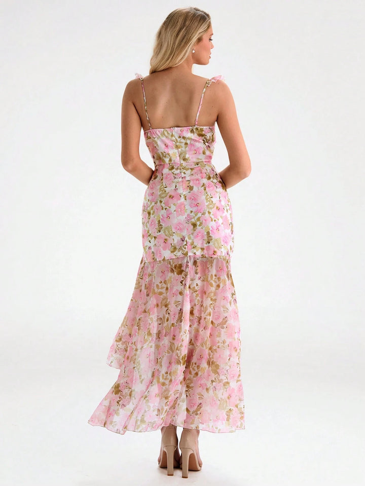 Rochie maxi SHEIN, mix culori