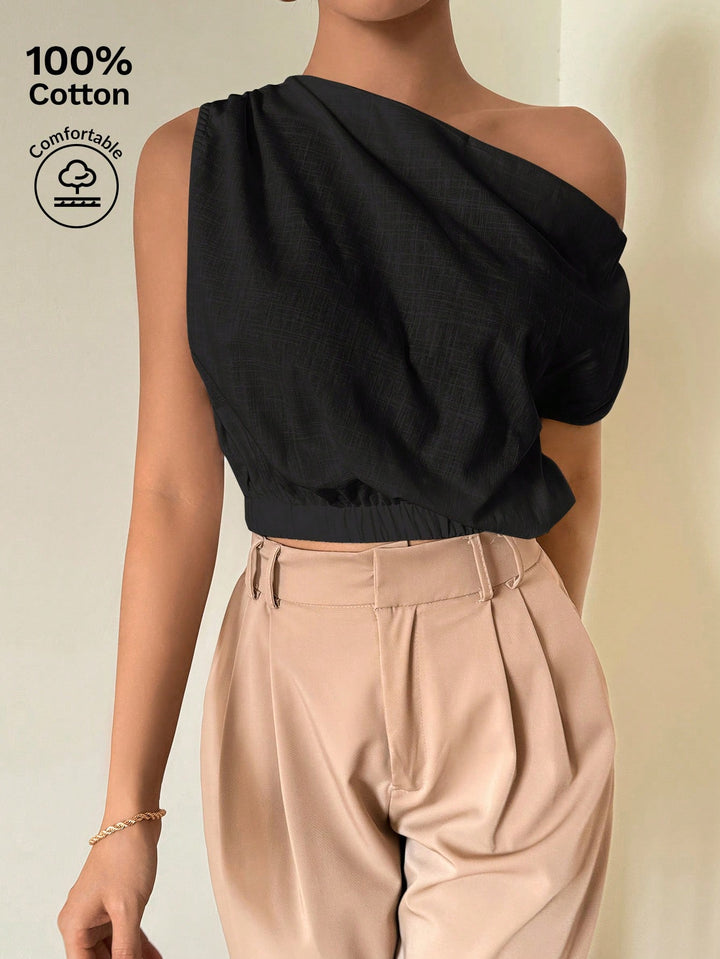 Top Shein Curve+, negru