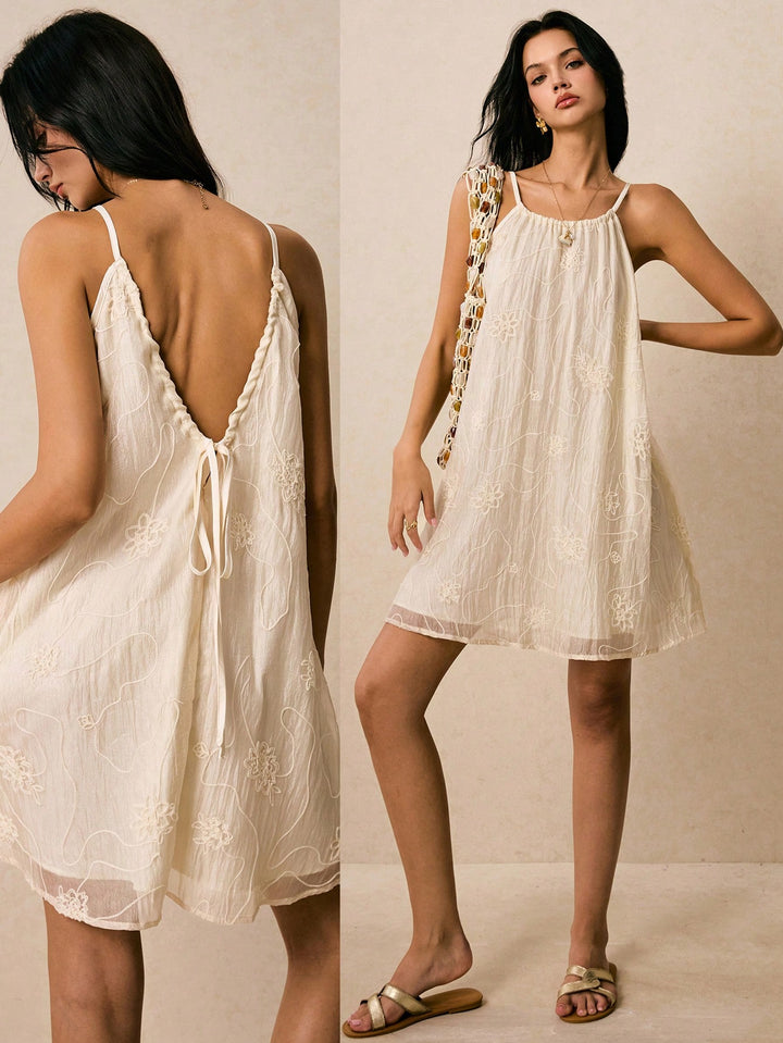 Rochie scurtă SHEIN, bej