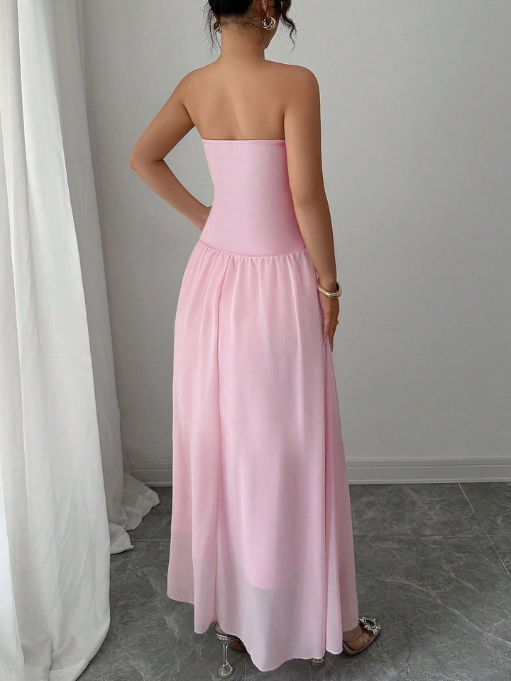 Rochie maxi SHEIN, roz
