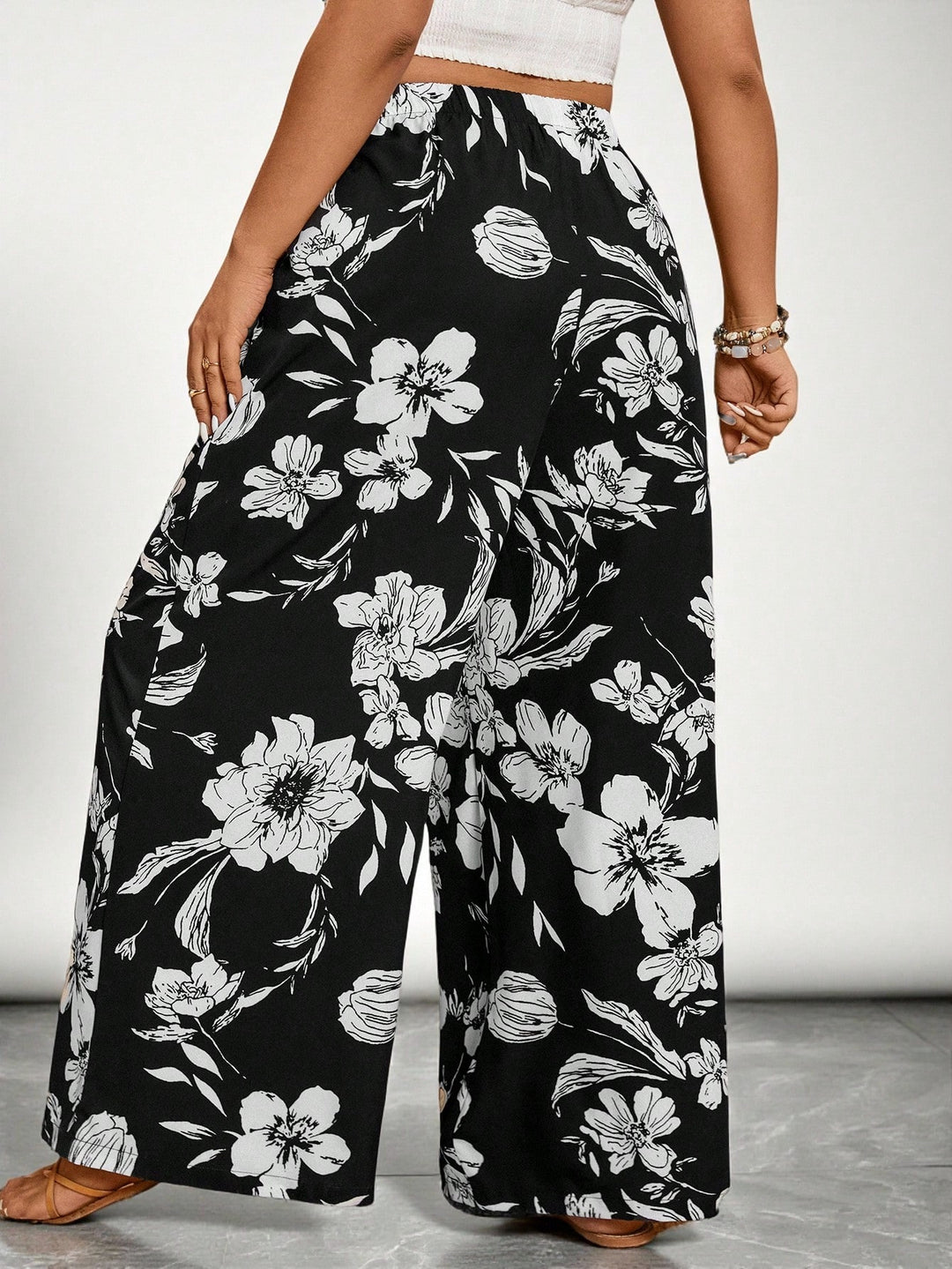 Pantaloni Shein Curve+, mix culori