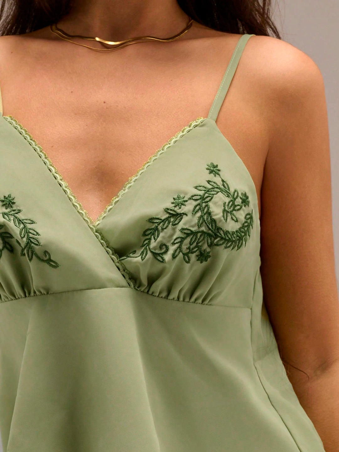 Top Shein, verde