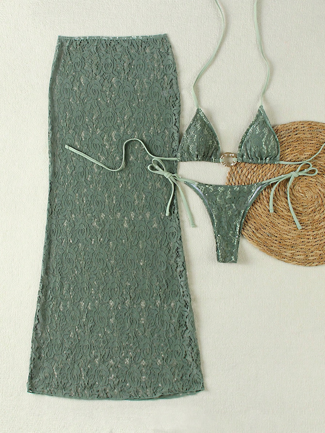 Set bikini SHEIN, verde