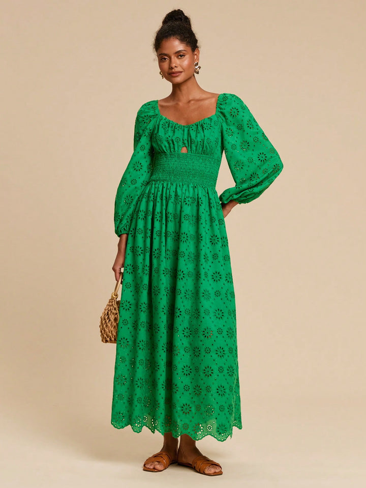 SHEIN maxi ruha, zöld