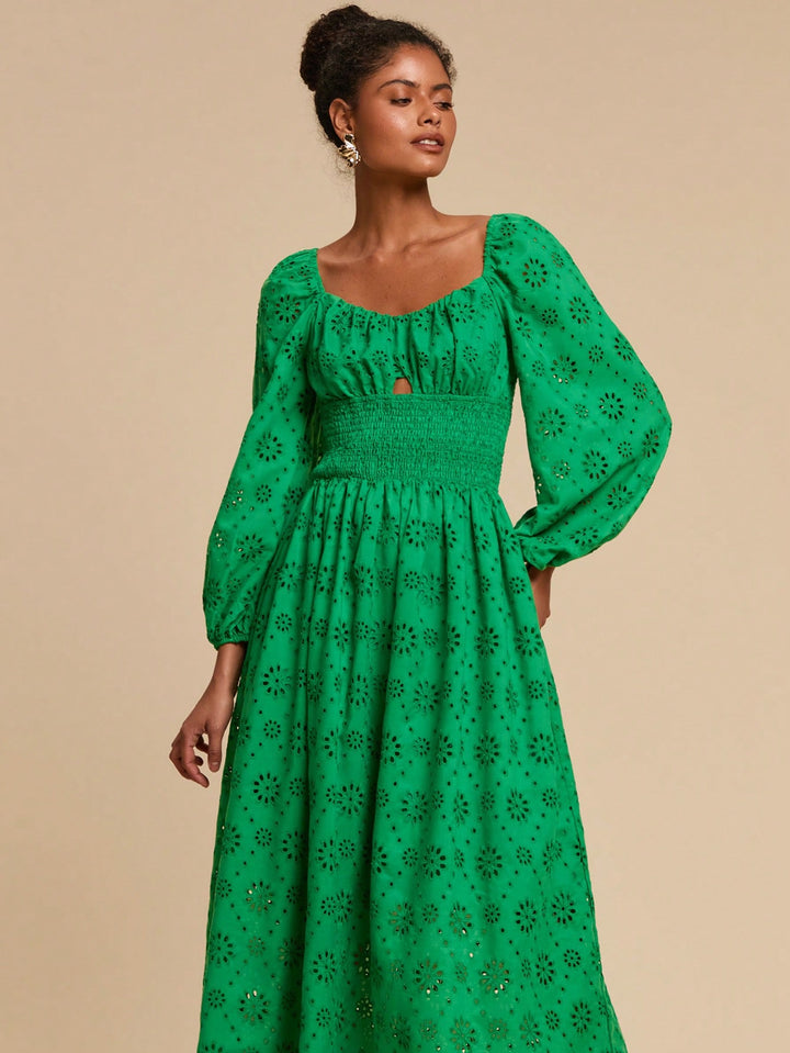 SHEIN maxi ruha, zöld