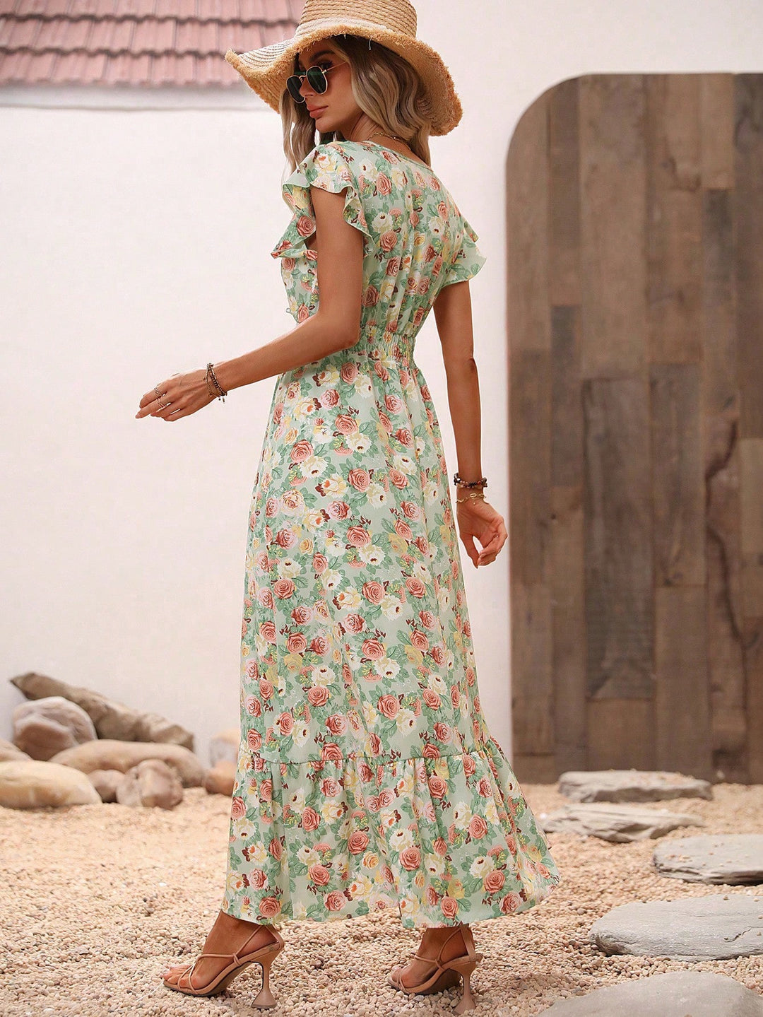 Rochie maxi SHEIN, mix culori