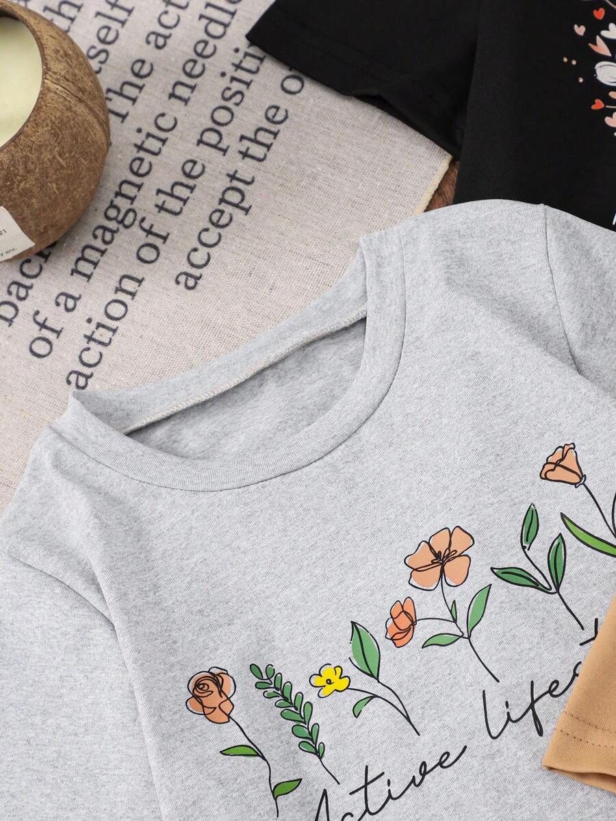 Set tricouri SHEIN, mix culori