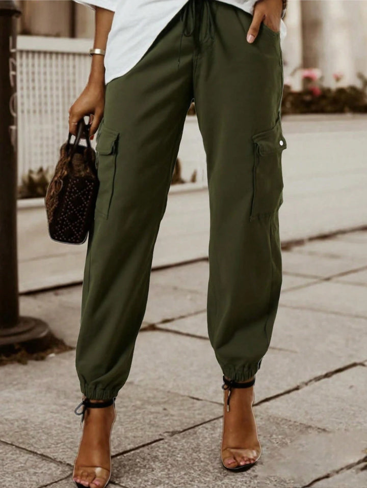 Pantaloni Shein, verde
