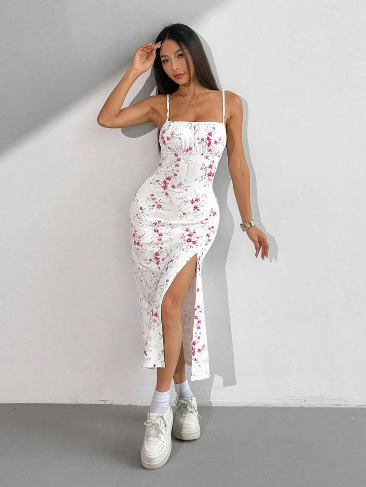 Rochie midi SHEIN, mix culori