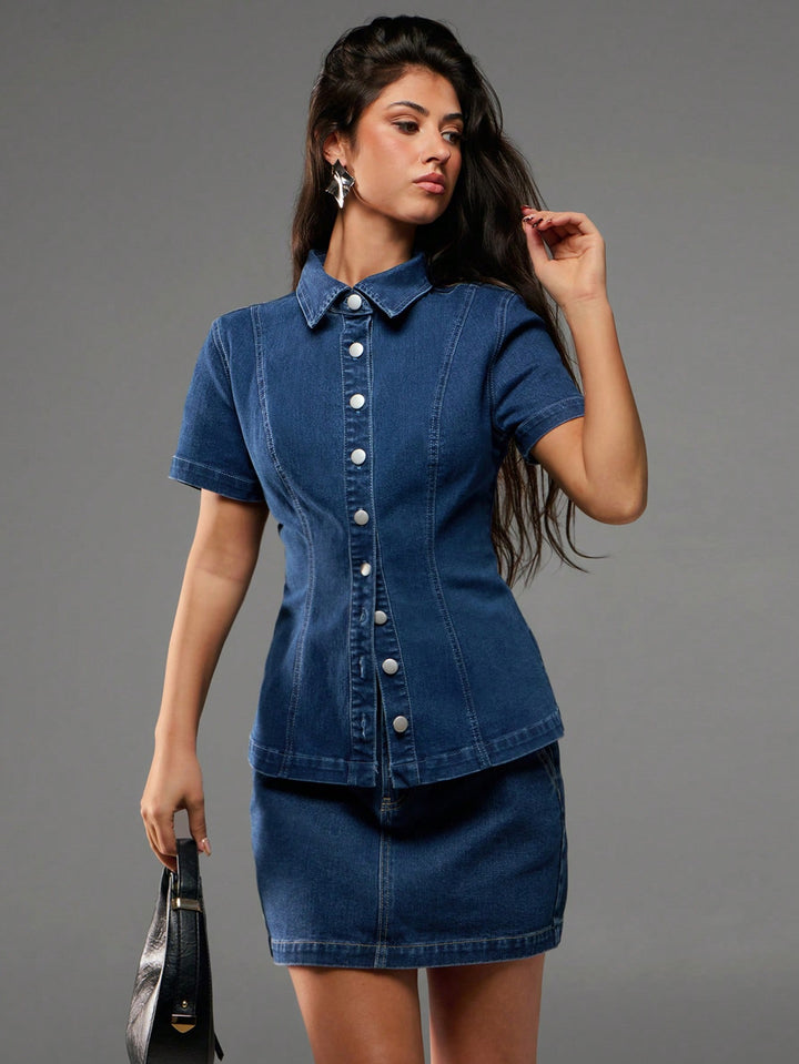 Top SHEIN, albastru