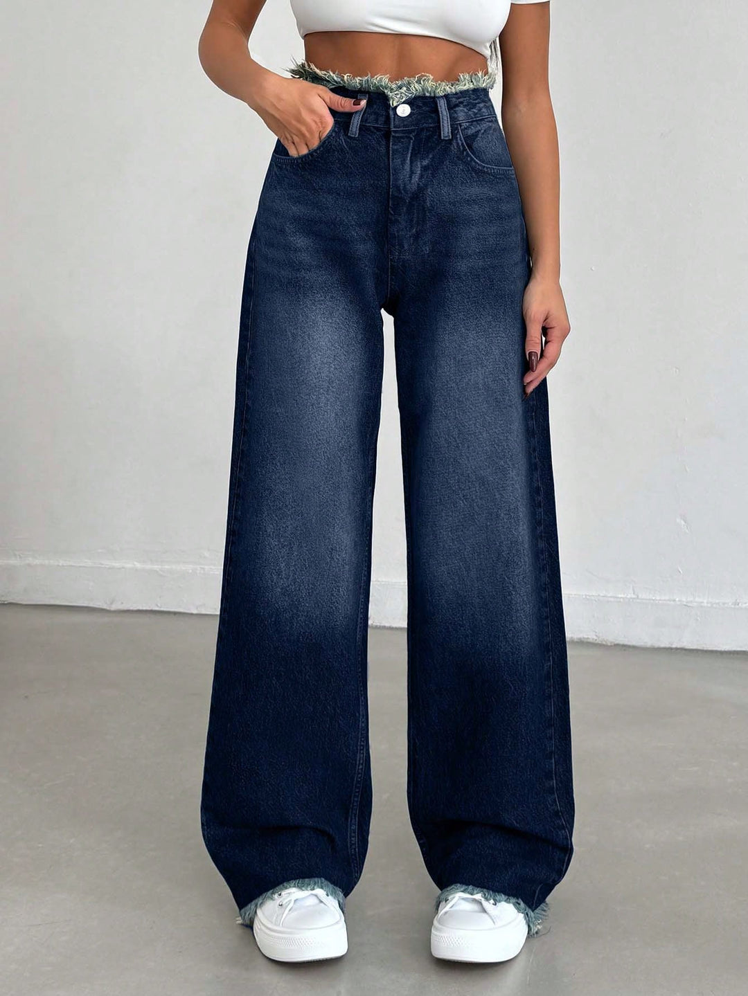 Jeans SHEIN, albastru