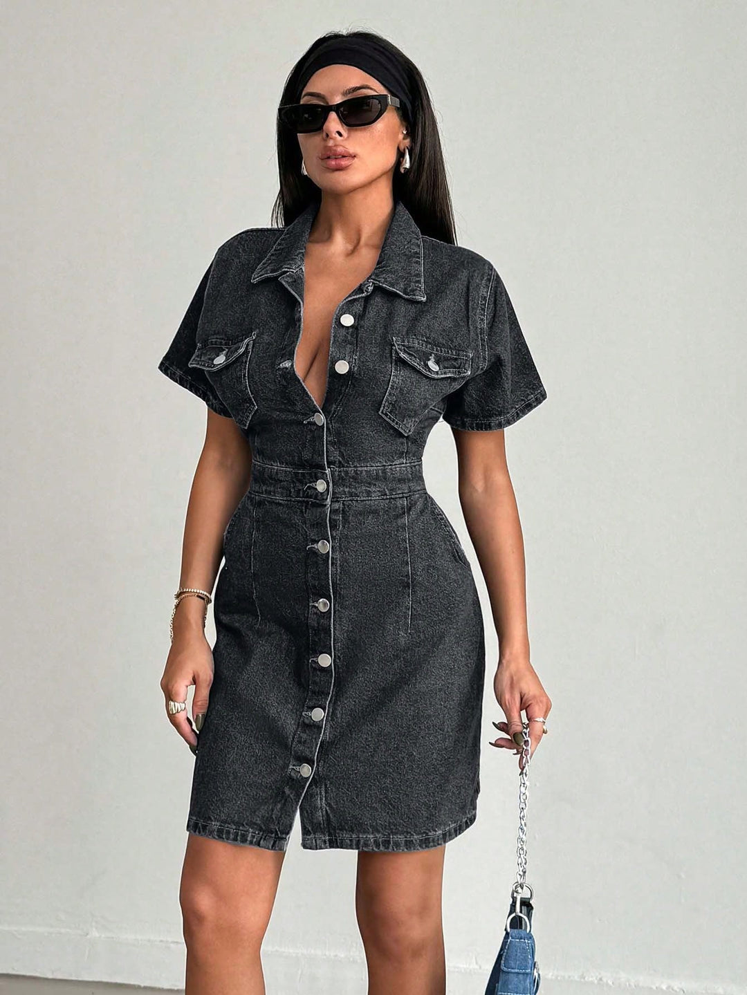 Rochie SHEIN, gri