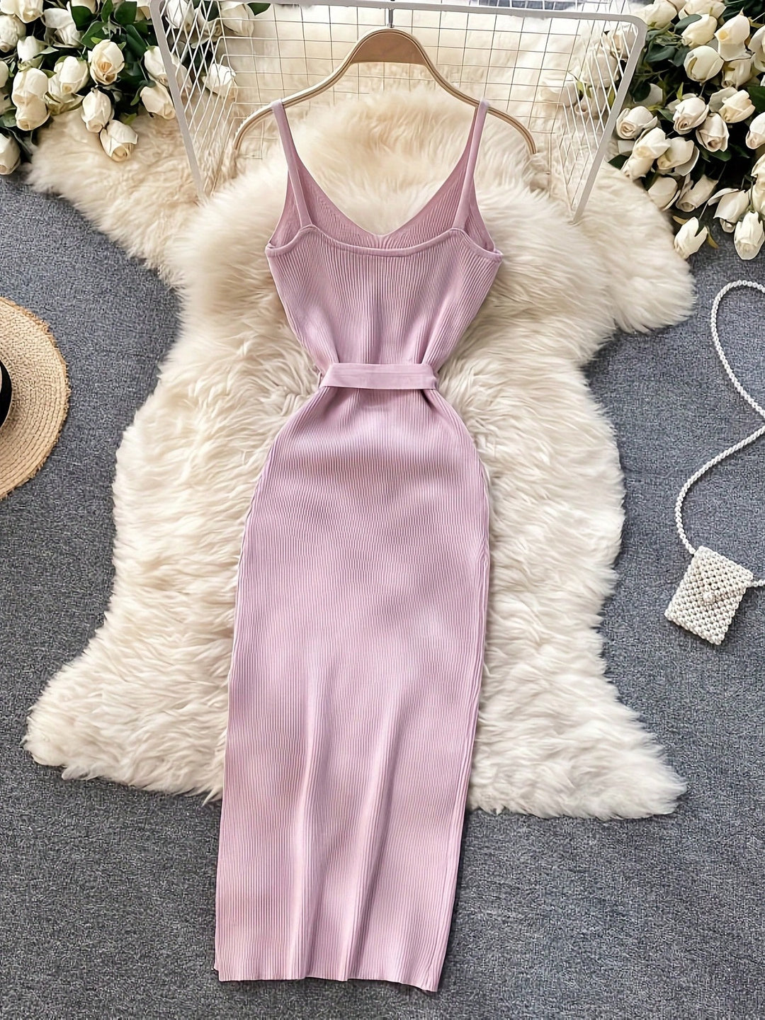 Rochie maxi SHEIN, roz