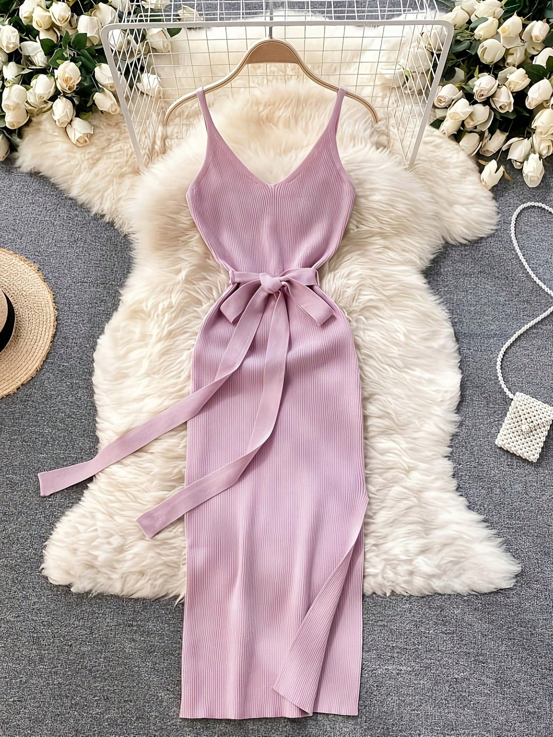 Rochie maxi SHEIN, roz