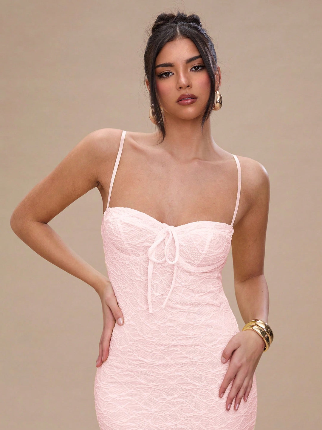 Rochie maxi SHEIN, roz