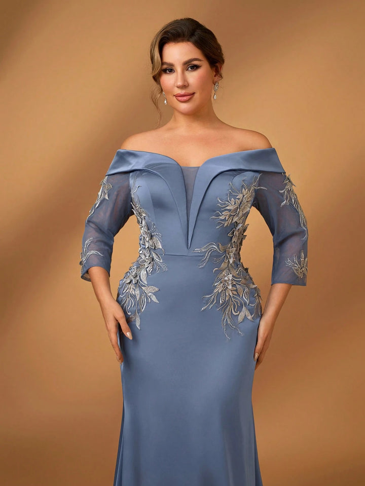 Rochie de ocazie SHEIN, albastru