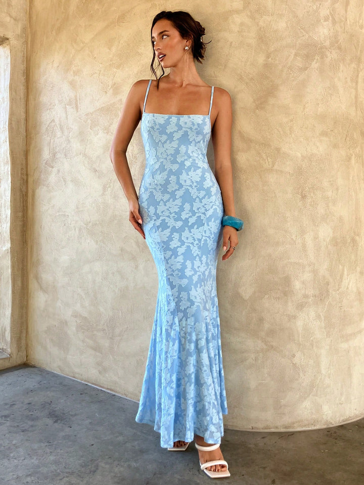 Rochie maxi SHEIN, albastru