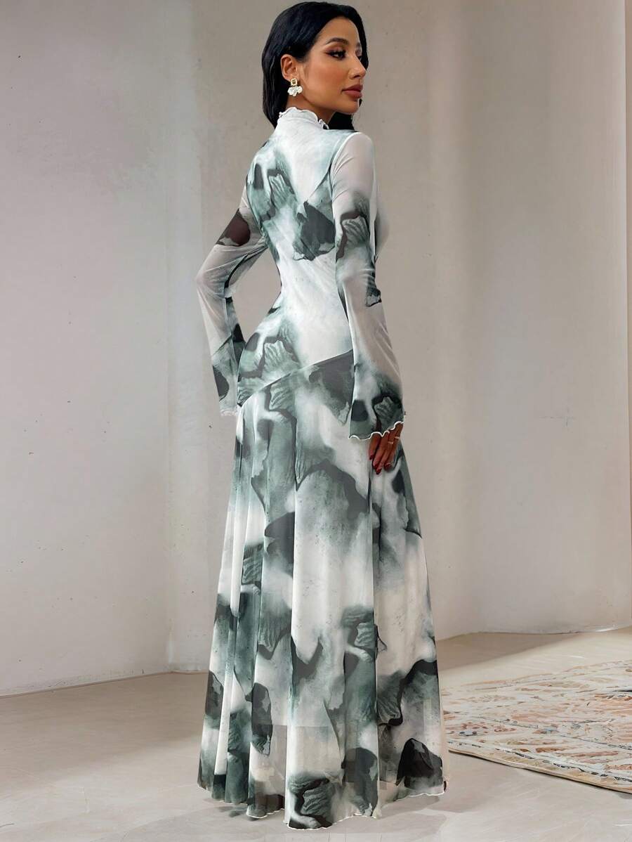 Rochie maxi SHEIN, mix culori