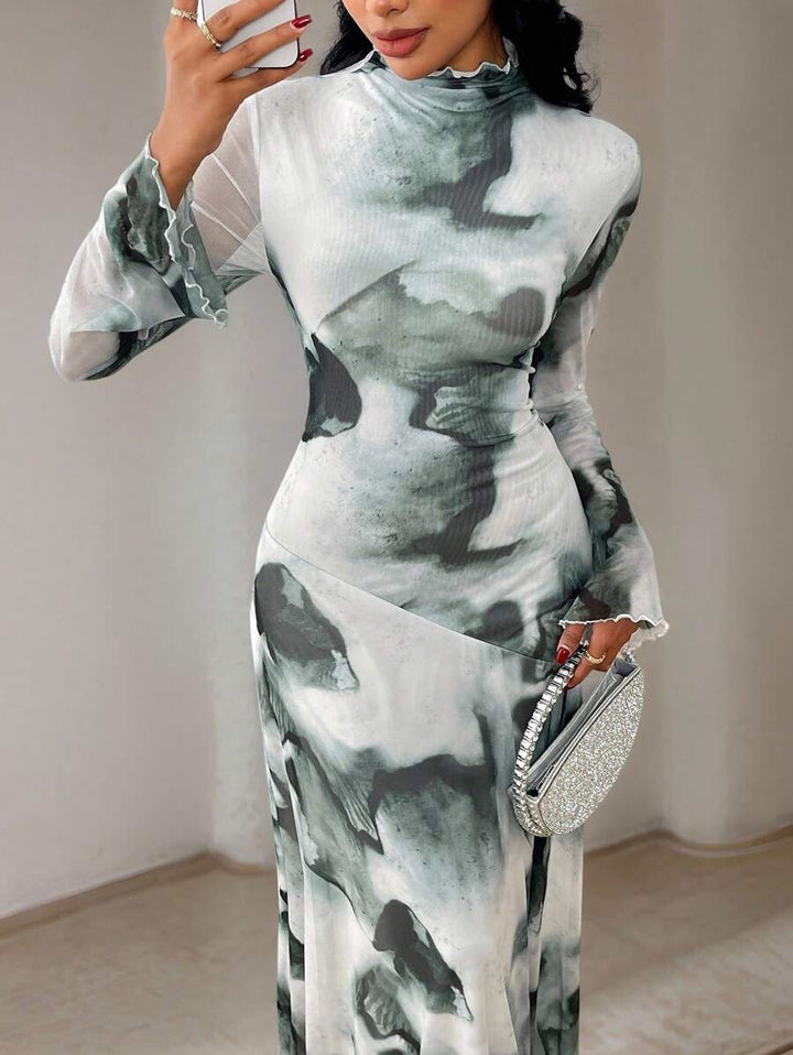 Rochie maxi SHEIN, mix culori