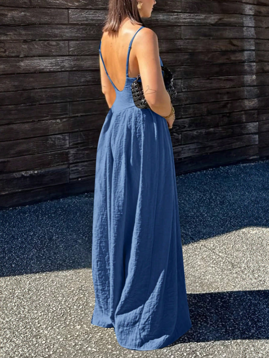 Rochie maxi SHEIN, albastru