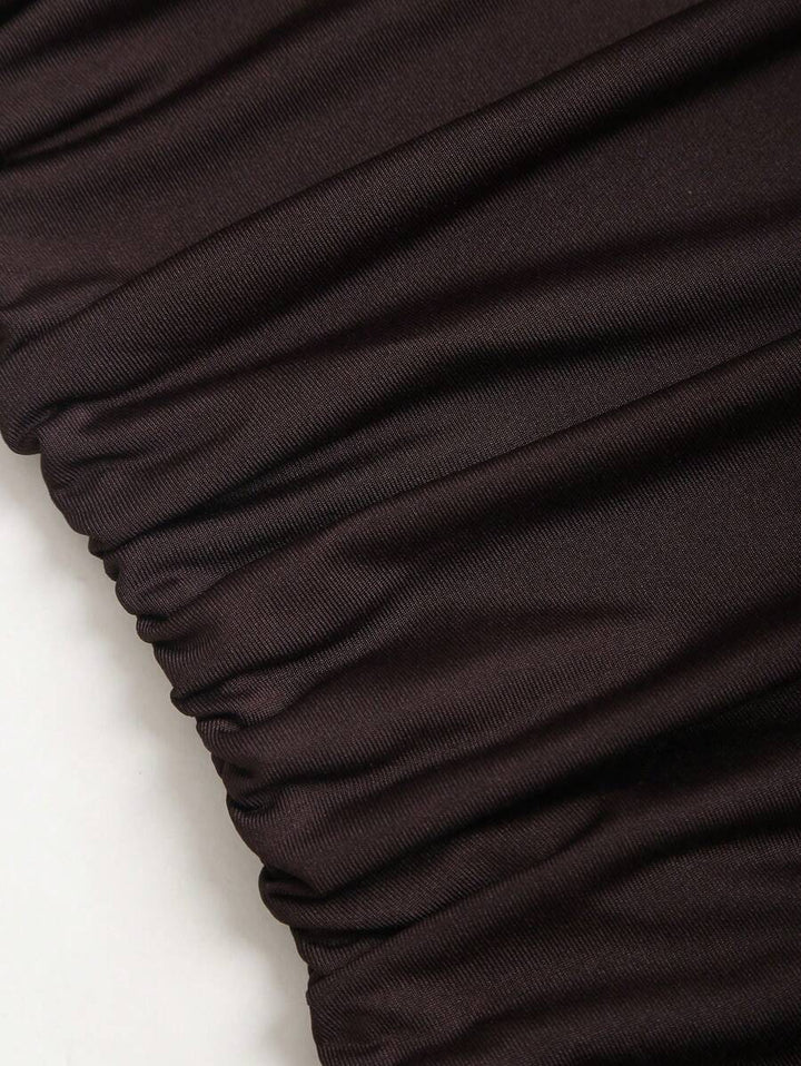 Rochie maxi SHEIN, maro