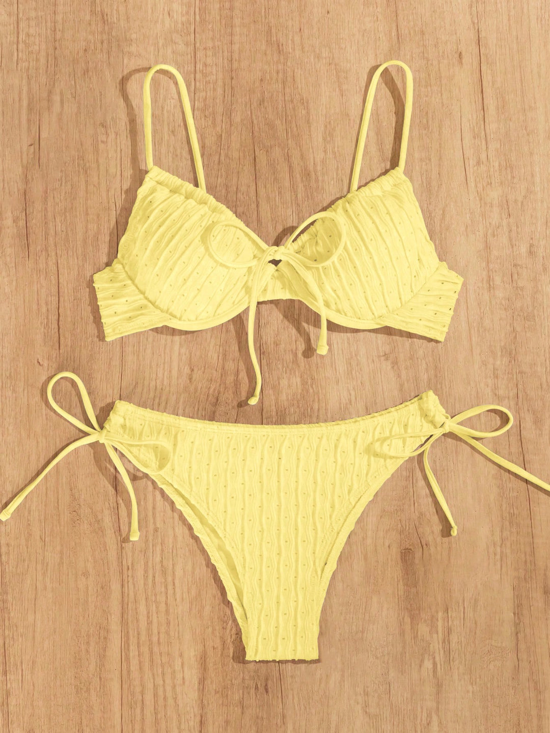 Costum de baie SHEIN, galben