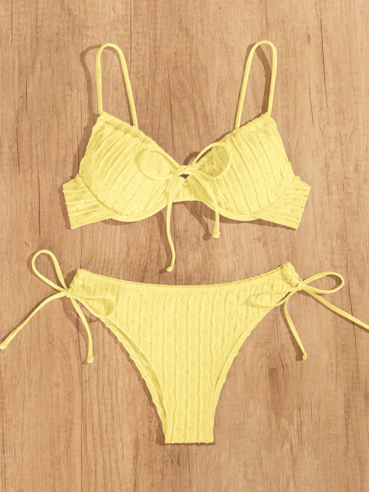 Costum de baie SHEIN, galben