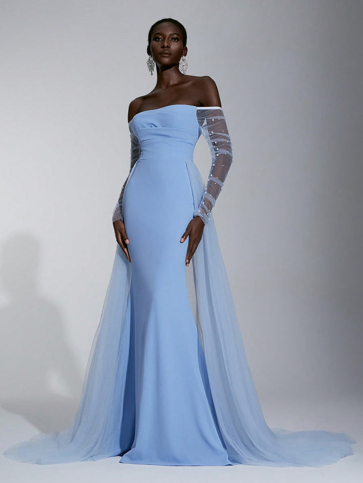 Rochie de mireasă SHEIN, albastru