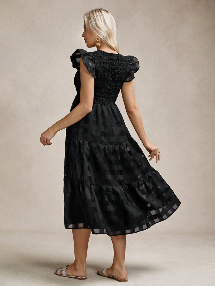 Rochie midi SHEIN, negru