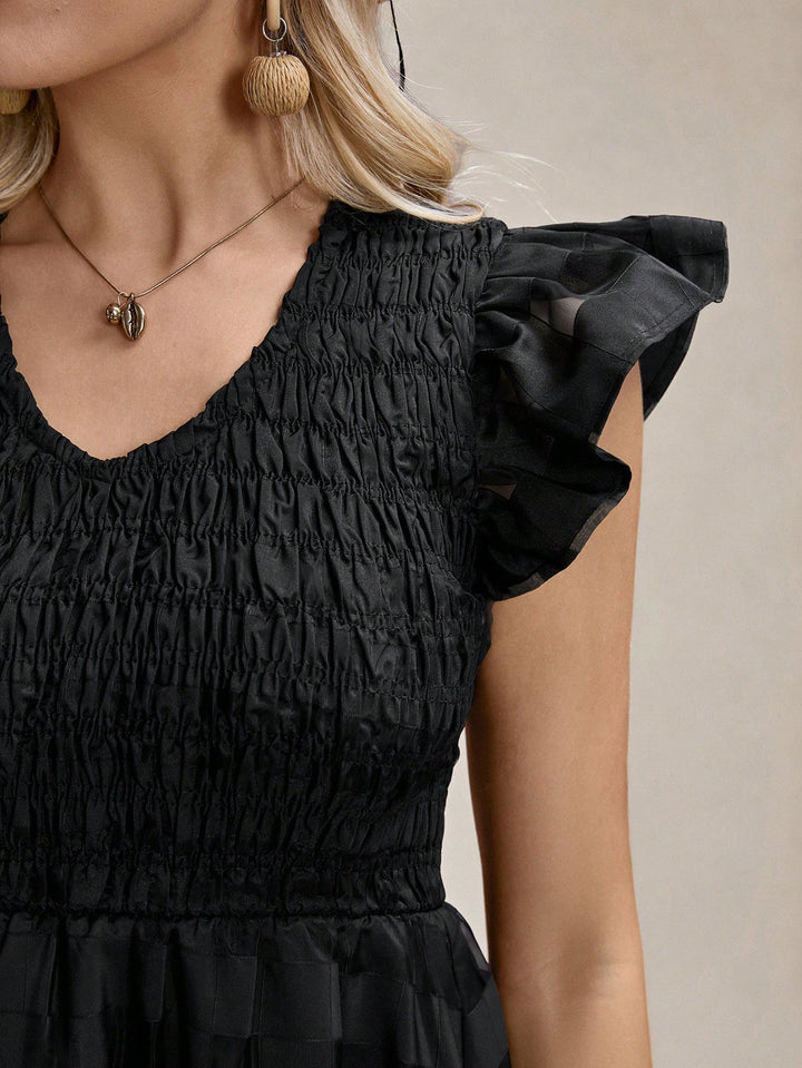Rochie midi SHEIN, negru