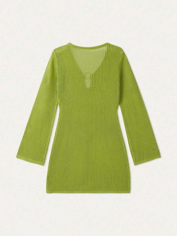 Rochie de plajă SHEIN, verde