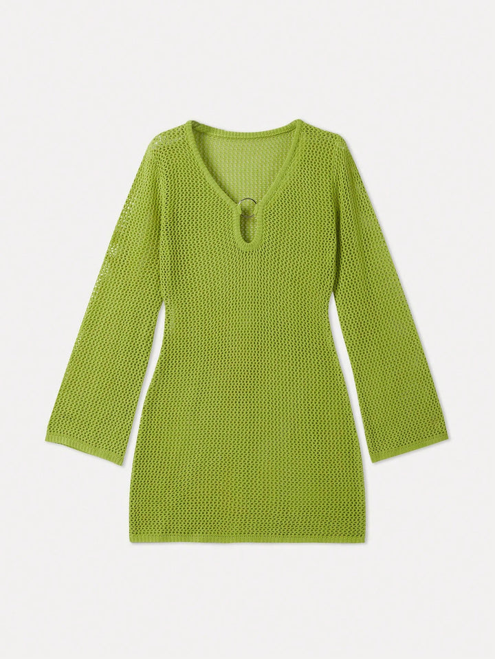 Rochie de plajă SHEIN, verde