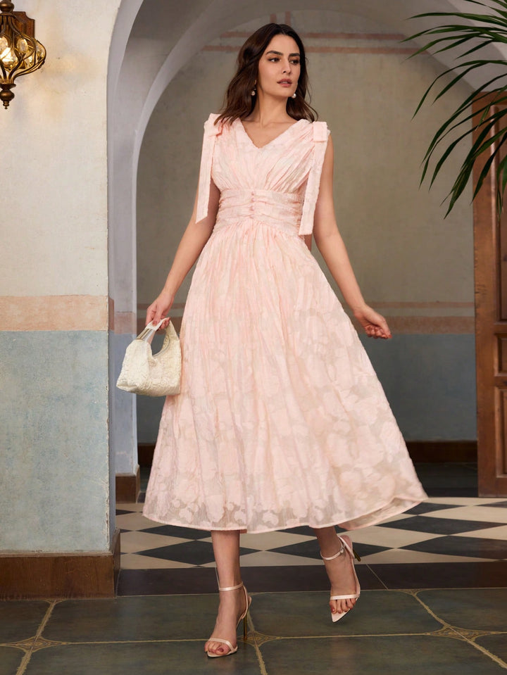 Rochie midi SHEIN, roz