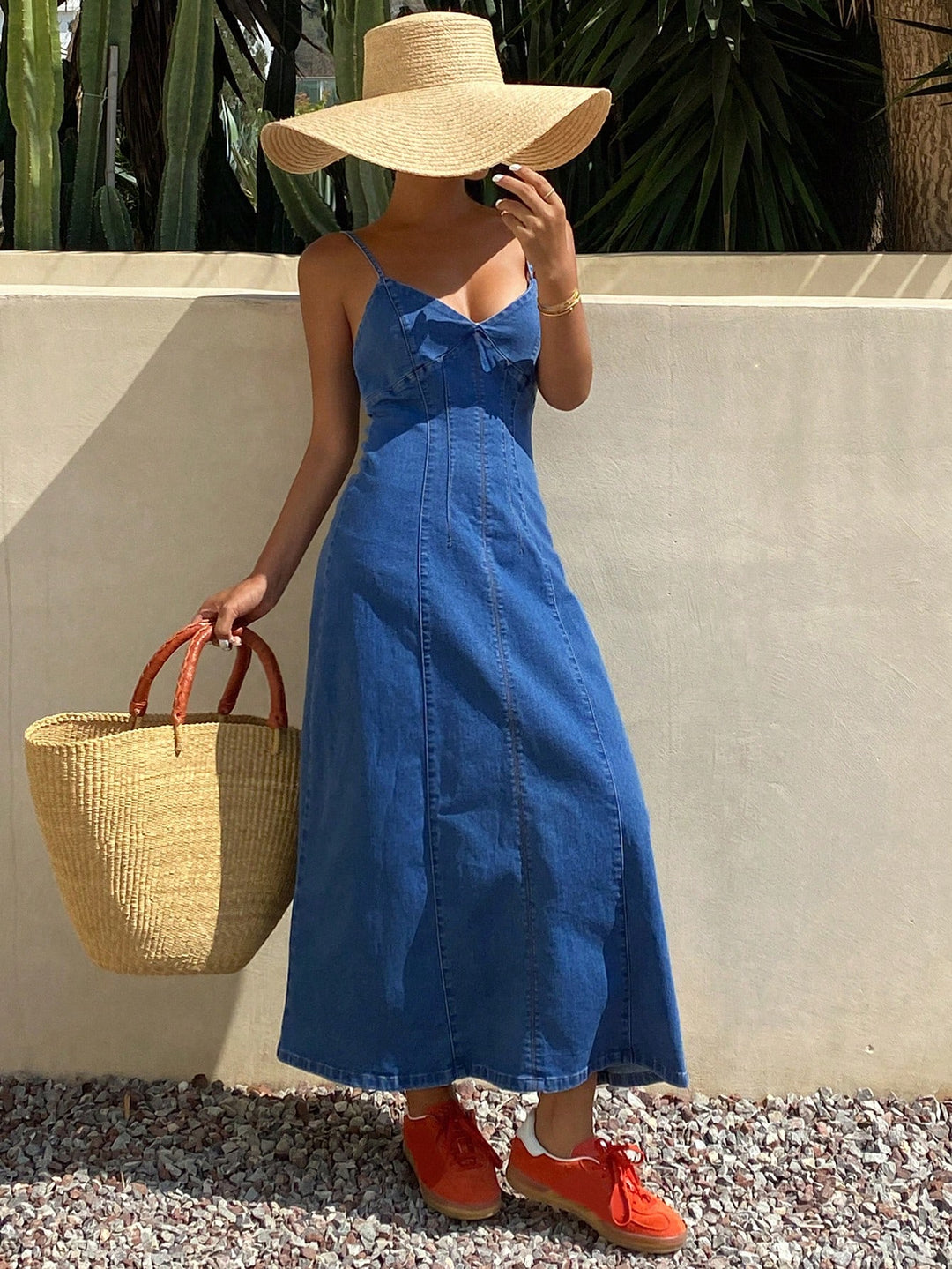 Rochie maxi SHEIN, albastru