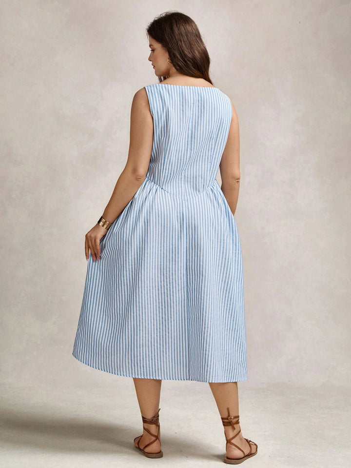 Rochie midi SHEIN, mix culori
