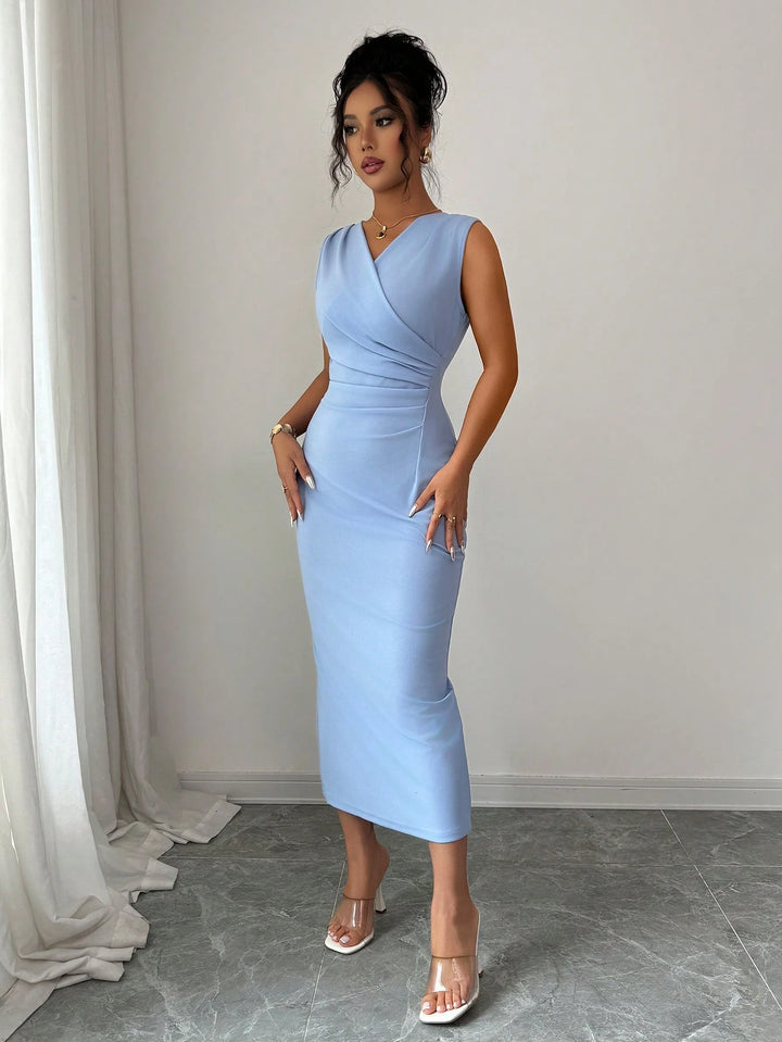 Rochie maxi SHEIN, albastru