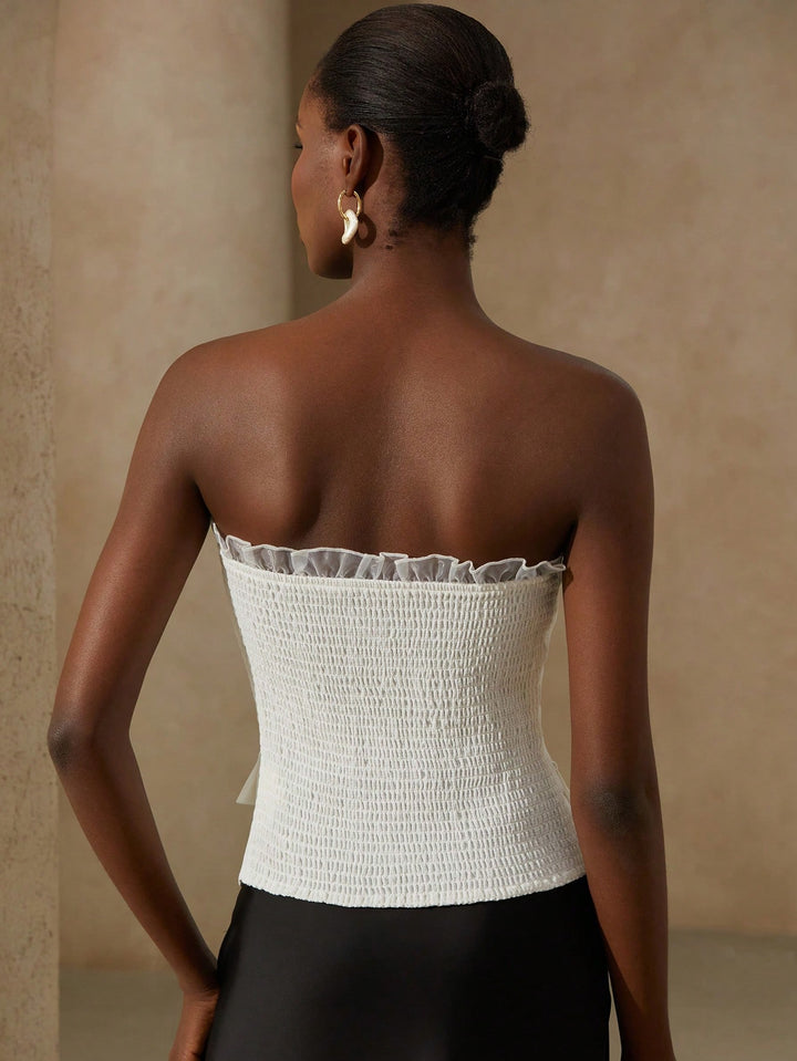 Top SHEIN, alb
